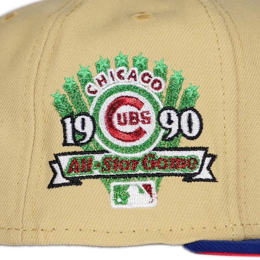 New Era Chicago Cubs Vegas Gold/Red 59FIFTY Fitted Hat