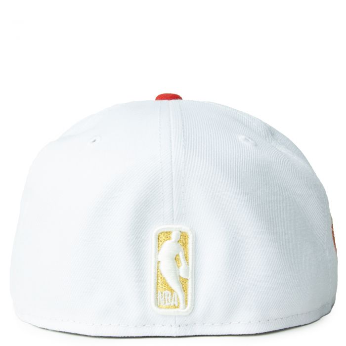 New Era Portland Trail Blazers White/Red/Gold 59FIFTY Fitted Cap