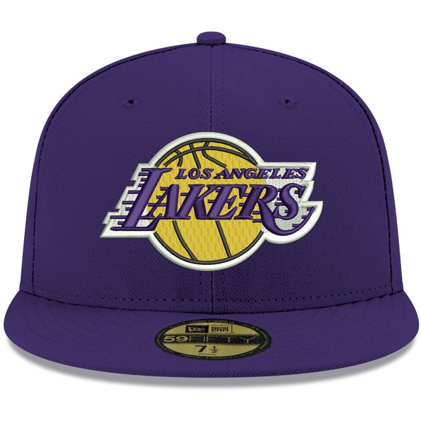New Era Los Angeles Lakers Purple 2020 NBA Finals Champions Banner Side Patch 59FIFTY Fitted Hat