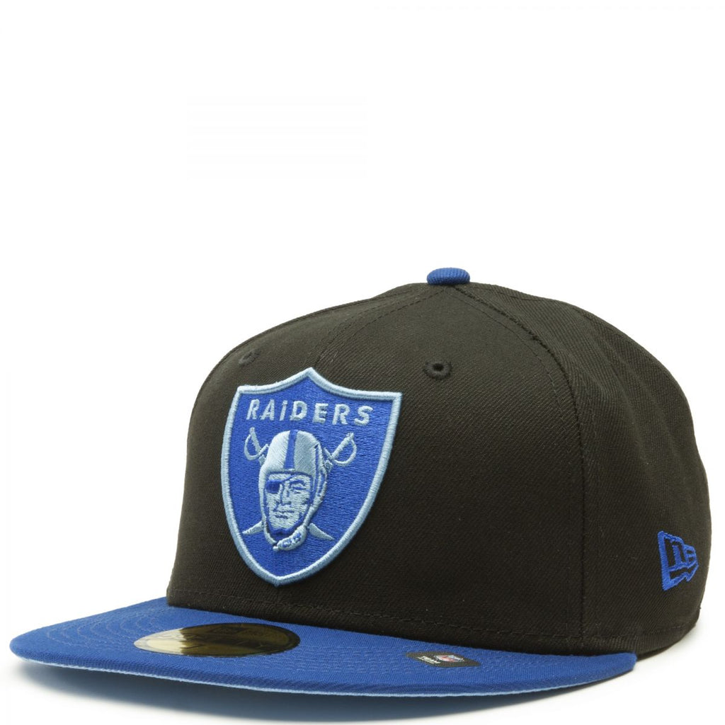 New Era Las Vegas Raiders Black/Royal Super Bowl XV 59FIFTY Fitted Hat