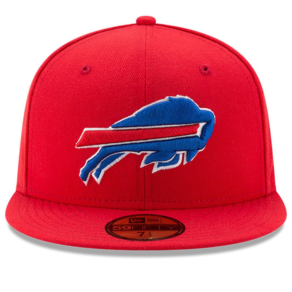 New Era Buffalo Bills Red Omaha 59FIFTY Fitted Hat