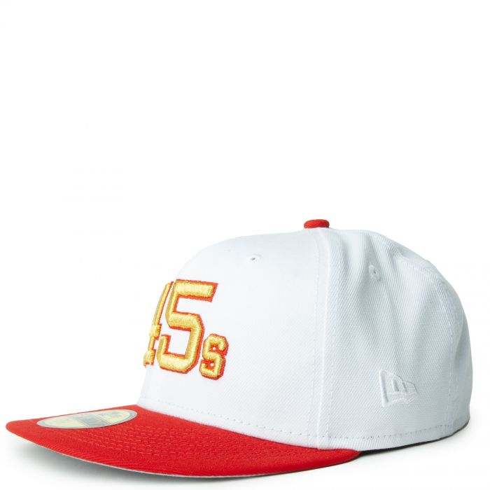 New Era Houston Astros Colts .45s White/Red/Gold 2001 40 Years 59FIFTY Fitted Cap
