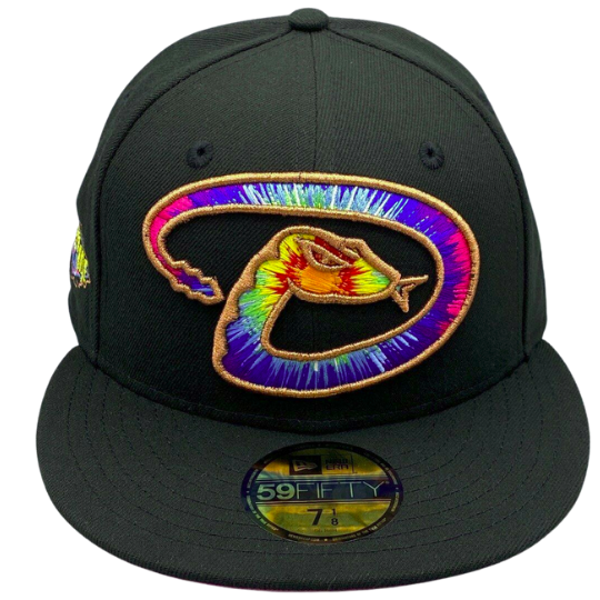 New Era Arizona Diamondbacks Tie Dye Logo 2011 59Fifty Fitted Hat