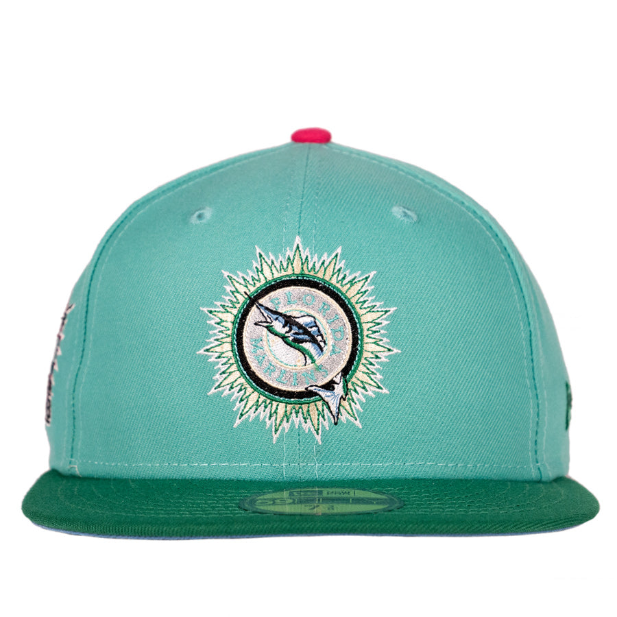 New Era Florida Marlins 1993 Inaugural Patch Mint/Green 59FIFTY Fitted Hat