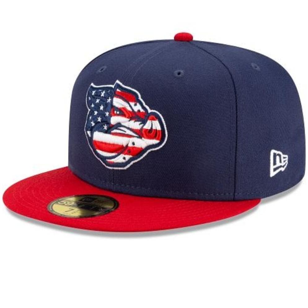 New Era Lehigh Valley Iron Pigs American Flag Theme Nights 59FIFTY Fitted Hat