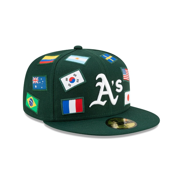 New Era Oakland Athletics All Over Flag 59FIFTY Fitted Hat