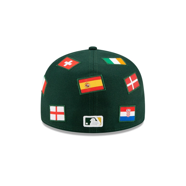 New Era Oakland Athletics All Over Flag 59FIFTY Fitted Hat