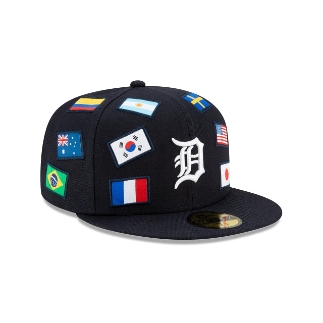 New Era Detroit Tigers All Over Flag 59FIFTY Fitted Hat