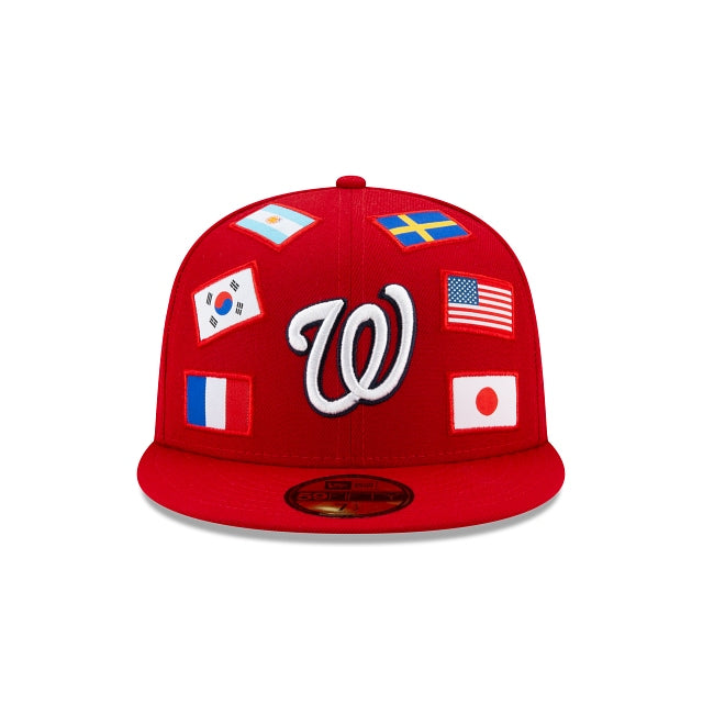 New Era Washington Nationals All Over Flag 59FIFTY Fitted Hat