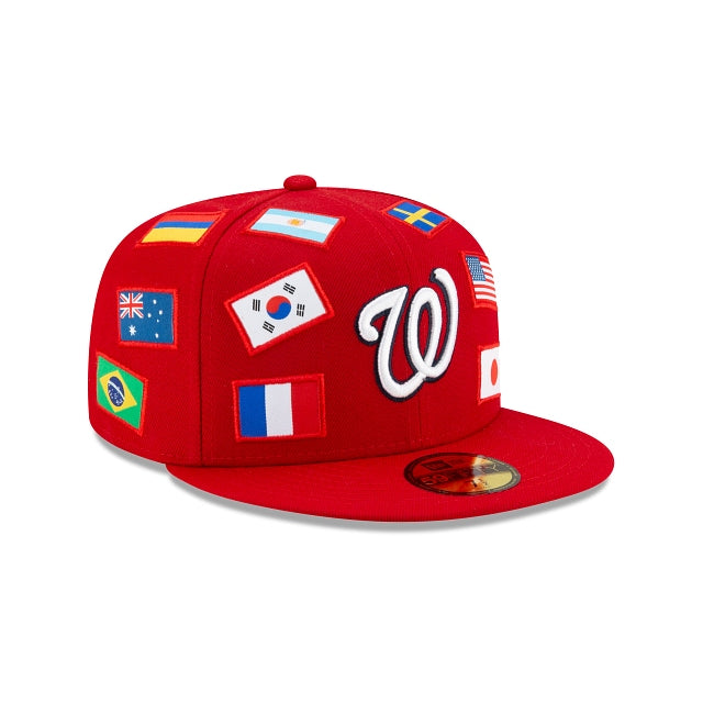New Era Washington Nationals All Over Flag 59FIFTY Fitted Hat