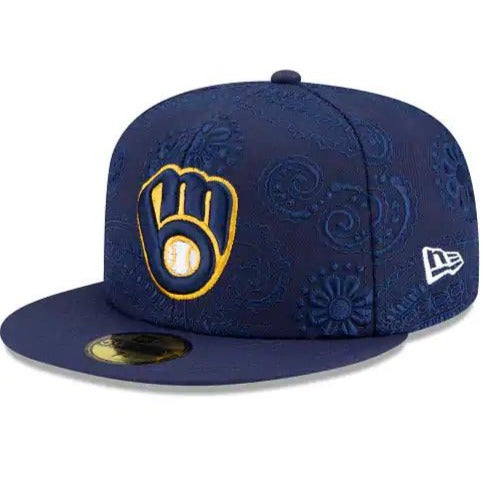 New Era Milwaukee Brewers Swirl 59FIFTY Fitted Hat