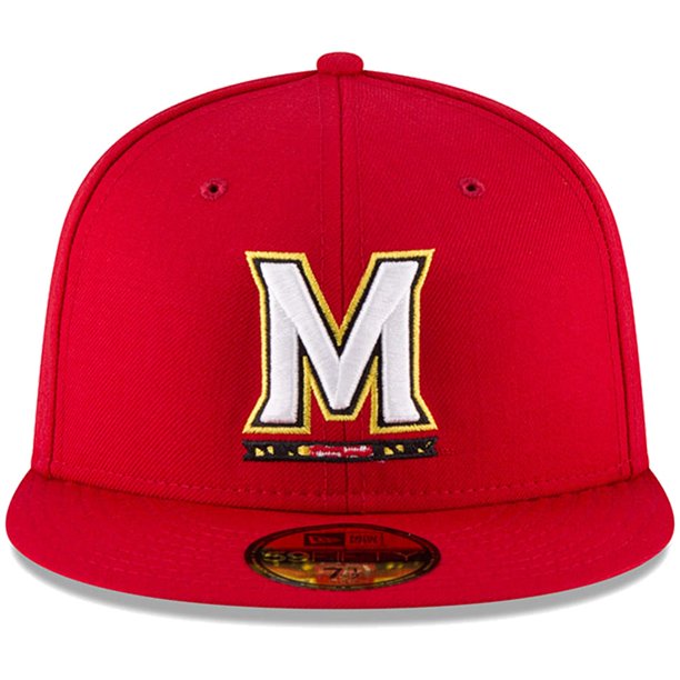 New Era Maryland Terrapins Red Basic 59FIFTY Fitted Hat