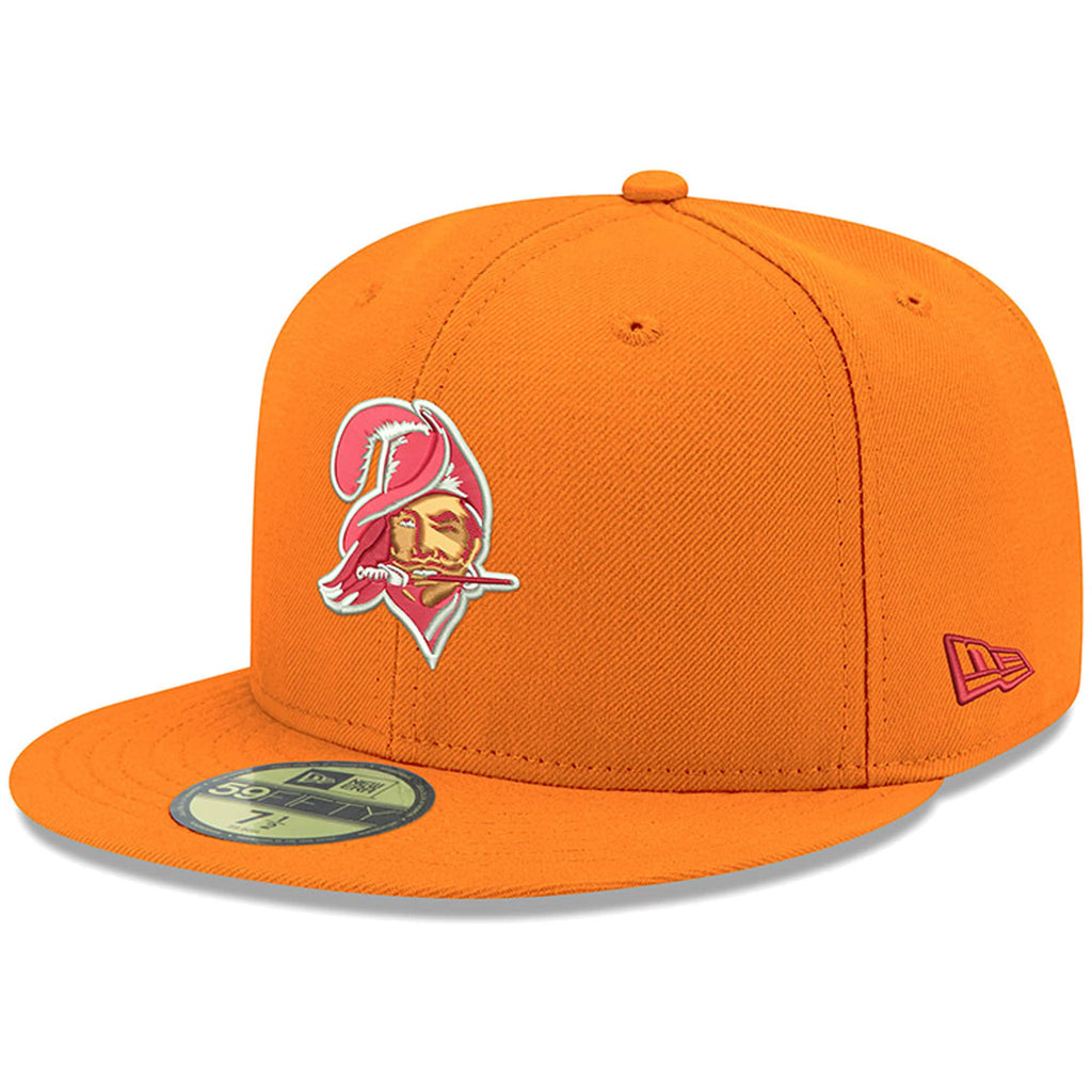 New Era Tampa Bay Buccaneers Orange Omaha Throwback 59FIFTY Fitted Hat