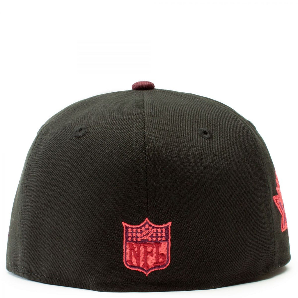 New Era San Francisco 49ers Black/Maroon Super Bowl XXIX 59FIFTY Fitted Hat