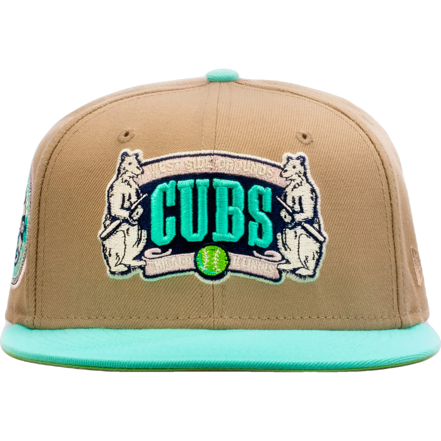 New Era x Shoe Palace Chicago Cubs 'Winter Wonderland' Beige/Mint 2023 59FIFTY Fitted Hat