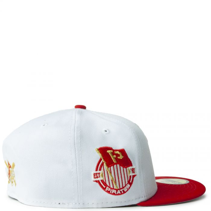 New Era Pittsburgh Pirates White/Red/Gold 59FIFTY Fitted Cap