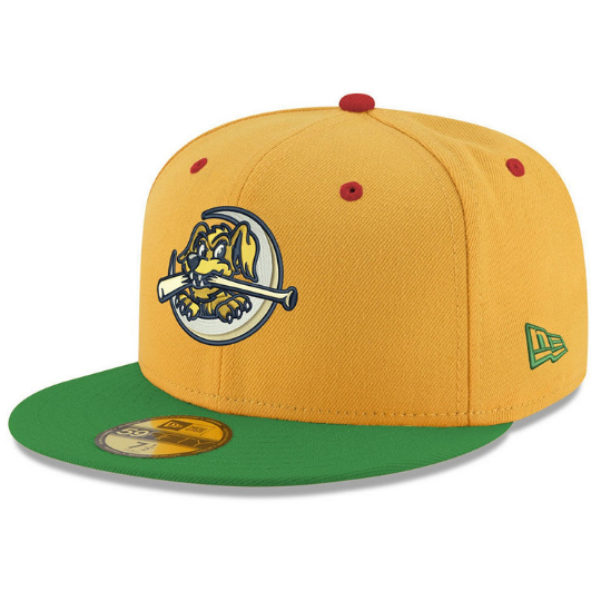 Charleston RiverDogs Yellow & Green AC 59FIFTY Fitted Hat