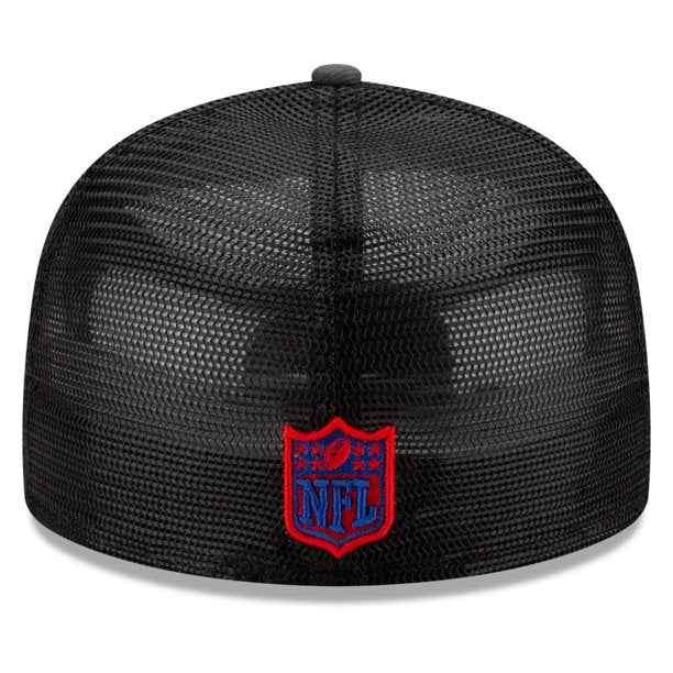 New Era Graphite/Royal Buffalo Bills 2021 NFL Draft On-Stage Mesh Back 59FIFTY Fitted Hat