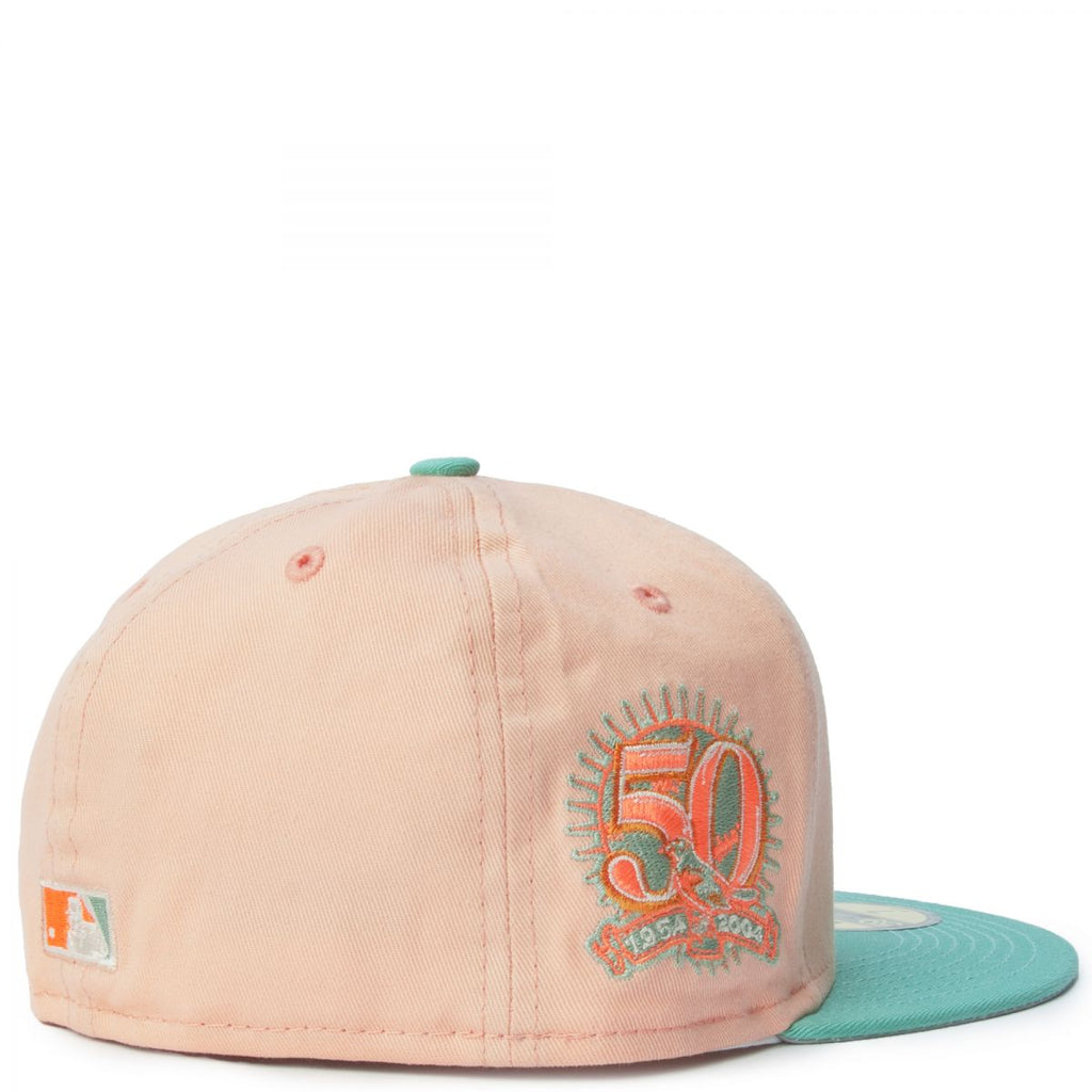 New Era Baltimore Orioles Peach/Mint 50th Anniversary 2023 59FIFTY Fitted Hat