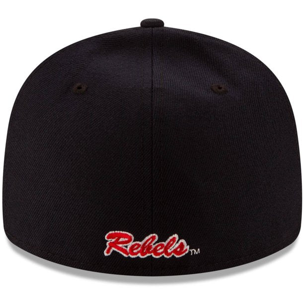 New Era Ole Miss Rebels Navy Basic Low Profile 59FIFTY Fitted Hat