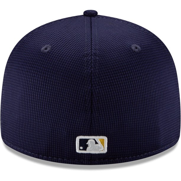 New Era Milwaukee Brewers Navy 2021 Clubhouse Low Profile 59FIFTY Fitted Hat