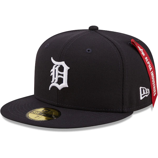 New Era x Alpha Industries Detroit Tigers Navy 59FIFTY Fitted Hat