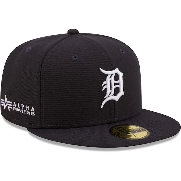 New Era x Alpha Industries Detroit Tigers Navy 59FIFTY Fitted Hat