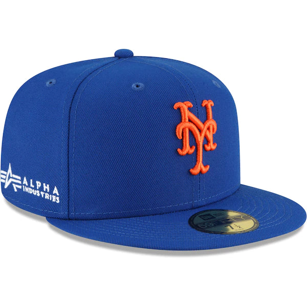 New Era x Alpha Industries New York Mets Royal 59FIFTY Fitted Hat