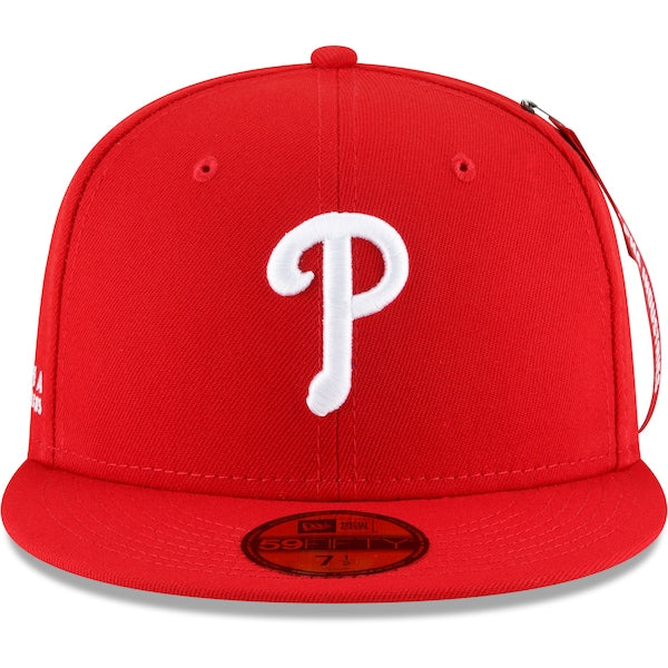 New Era x Alpha Industries Philadelphia Phillies Red 59FIFTY Fitted Hat