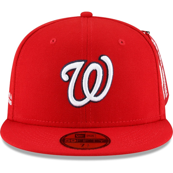KTZ Washington Nationals C-dub Patch 59fifty Fitted Cap for Men
