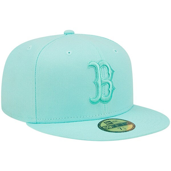 New Era Boston Red Sox Icon Color Pack 59FIFTY Fitted Hat - Turquoise