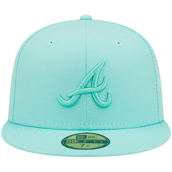New Era Atlanta Braves Turquoise Icon Color Pack 59FIFTY Fitted Hat