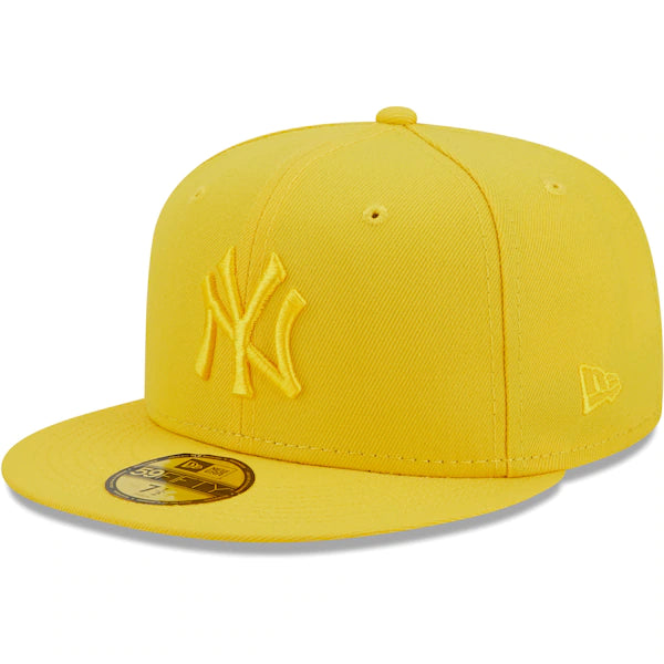 New Era New York Yankees Icon Color Pack 59FIFTY Fitted Hat - Yellow