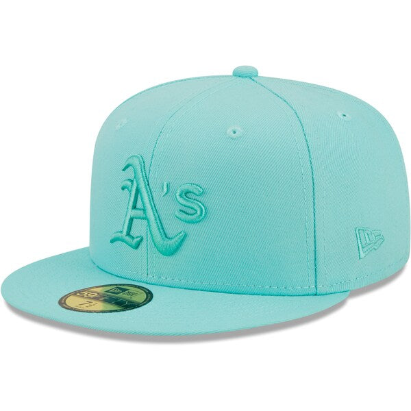 New Era Oakland Athletics Icon Color Pack 59FIFTY Fitted Hat - Turquoise