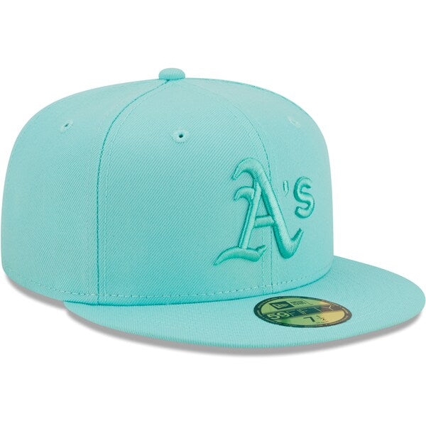New Era Oakland Athletics Icon Color Pack 59FIFTY Fitted Hat - Turquoise