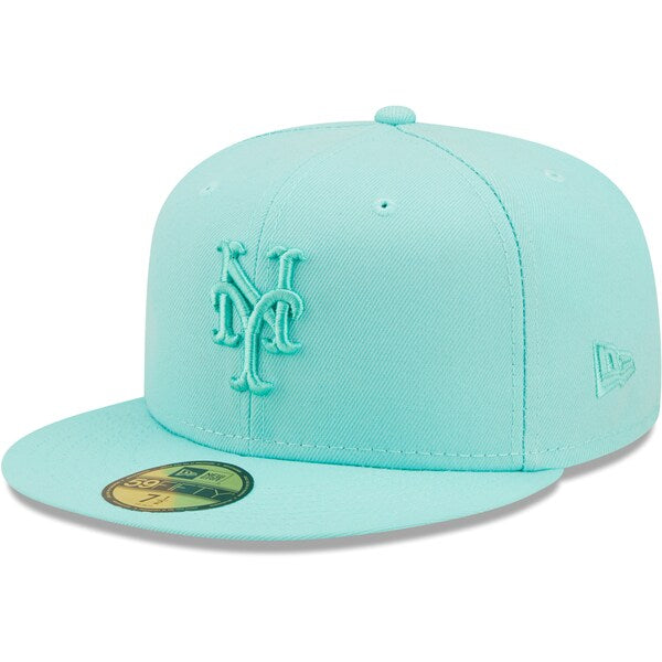 New Era New York Mets Icon Color Pack 59FIFTY Fitted Hat - Turquoise