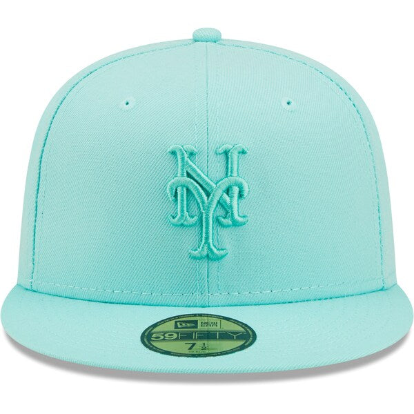 New Era New York Mets Icon Color Pack 59FIFTY Fitted Hat - Turquoise