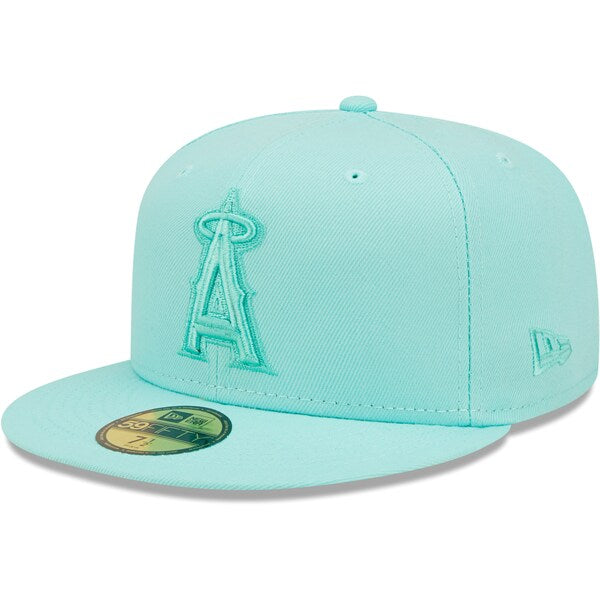 New Era Los Angeles Angels Icon Color Pack 59FIFTY Fitted Hat - Turquoise