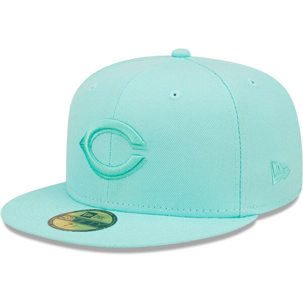 New Era Cincinnati Reds Icon Color Pack 59FIFTY Fitted Hat - Turquoise