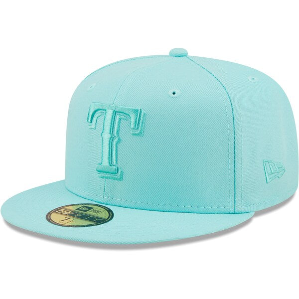 New Era Texas Rangers Icon Color Pack 59FIFTY Fitted Hat - Turquoise