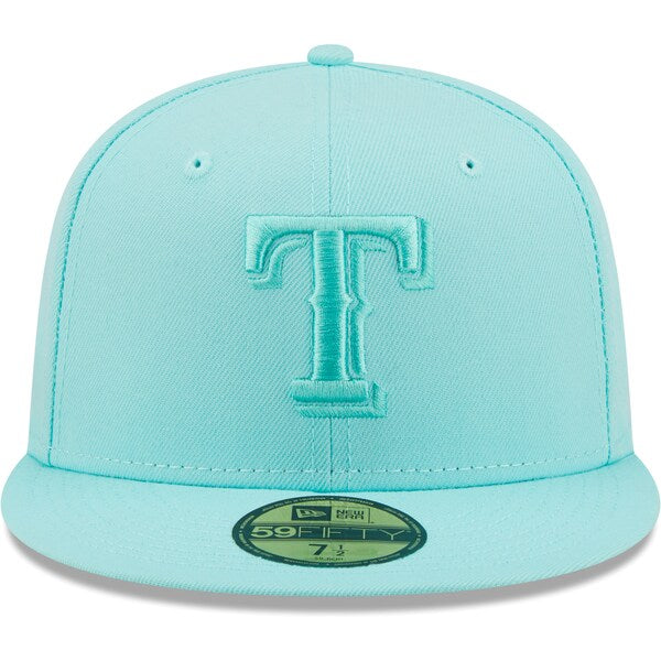 New Era Texas Rangers Icon Color Pack 59FIFTY Fitted Hat - Turquoise