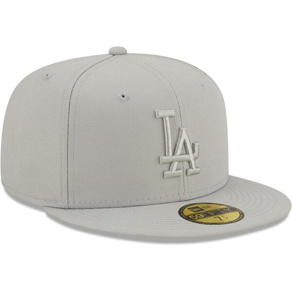 New Era Los Angeles Dodgers Icon Color Pack 59FIFTY Fitted Hat - Gray