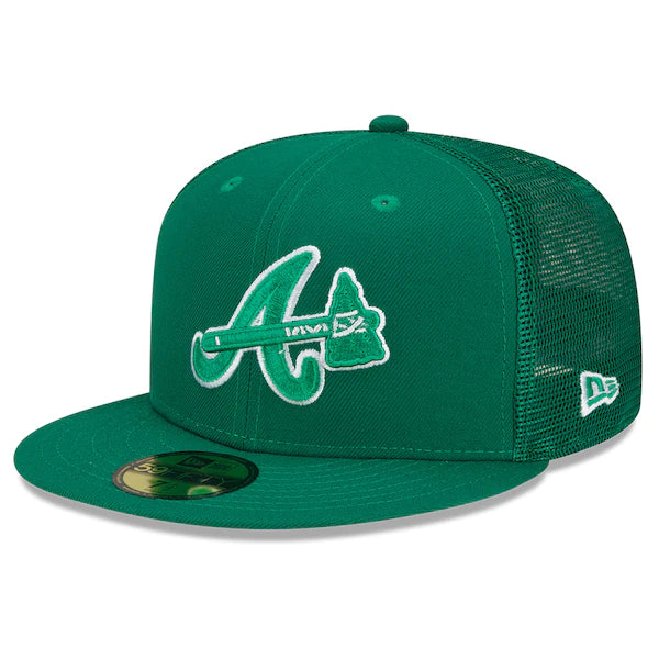 New Era  Atlanta Braves 2022 St. Patrick's Day On-Field 59FIFTY Fitted Hat