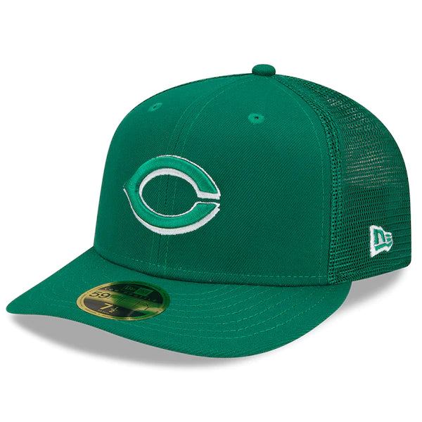 New Era Cincinnati Reds 2022 St. Patrick's Day On-Field Low Profile 59FIFTY Fitted Hat
