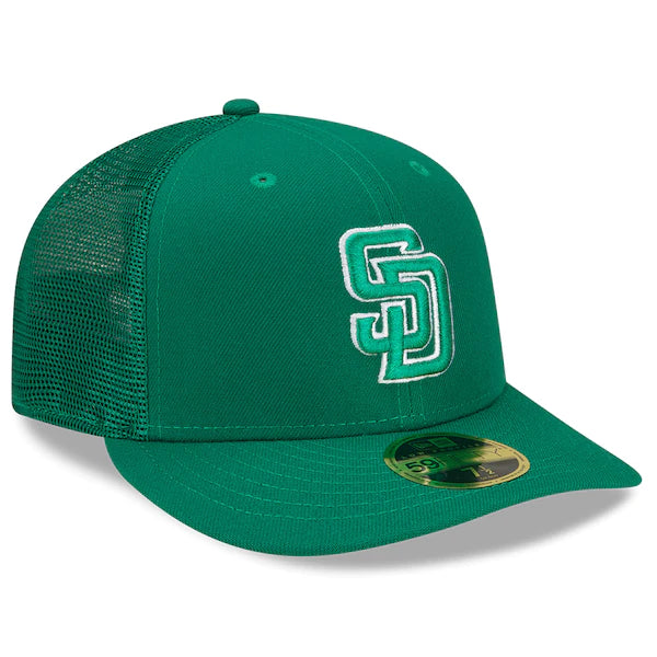 New Era San Diego Padres 2022 St. Patrick's Day On-Field Low Profile 59FIFTY Fitted Hat