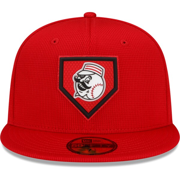 New Era Cincinnati Reds Red 2022 Clubhouse 59FIFTY Fitted Hat