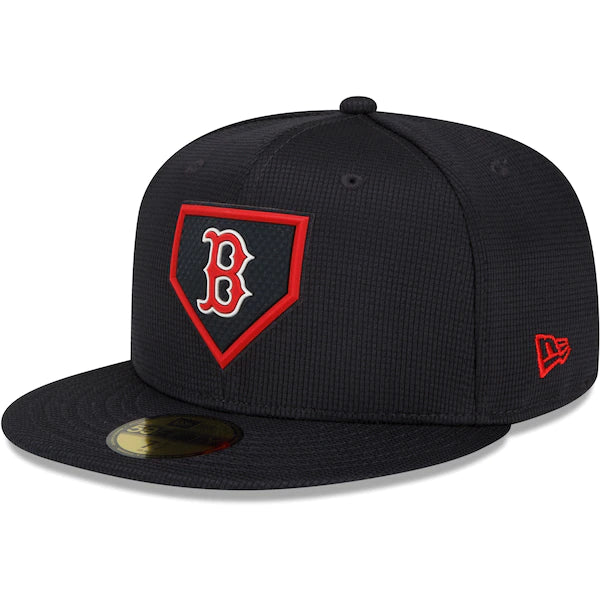New Era Boston Red Sox Navy 2022 Clubhouse 59FIFTY Fitted Hat