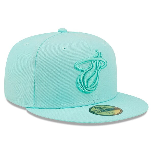 New Era Miami Heat Turquoise Color Pack 59FIFTY Fitted Hat