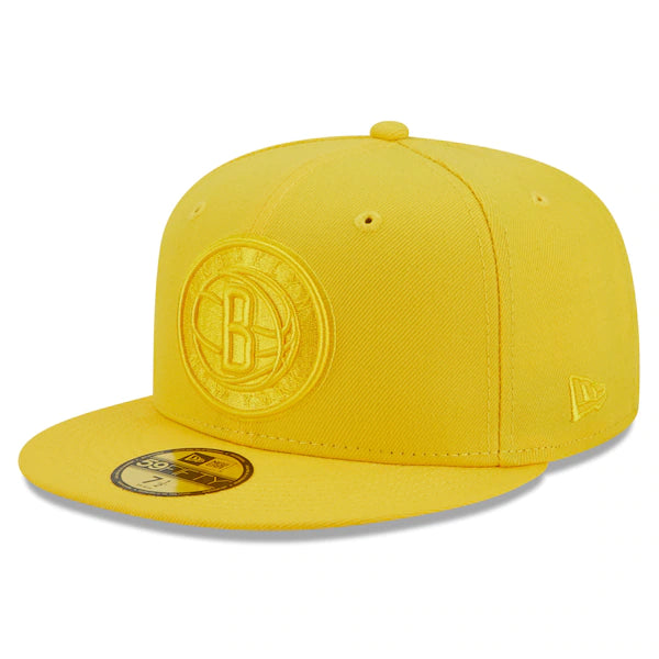 New Era  Brooklyn Nets Color Pack 59FIFTY Fitted Hat - Yellow
