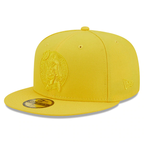 New Era  Boston Celtics Color Pack 59FIFTY Fitted Hat - Yellow